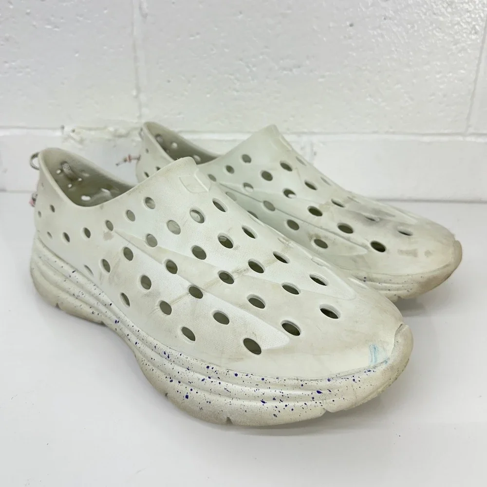 Kane Revive Recovery Shoes White Speckled Slip‎ On / Men's Size 14